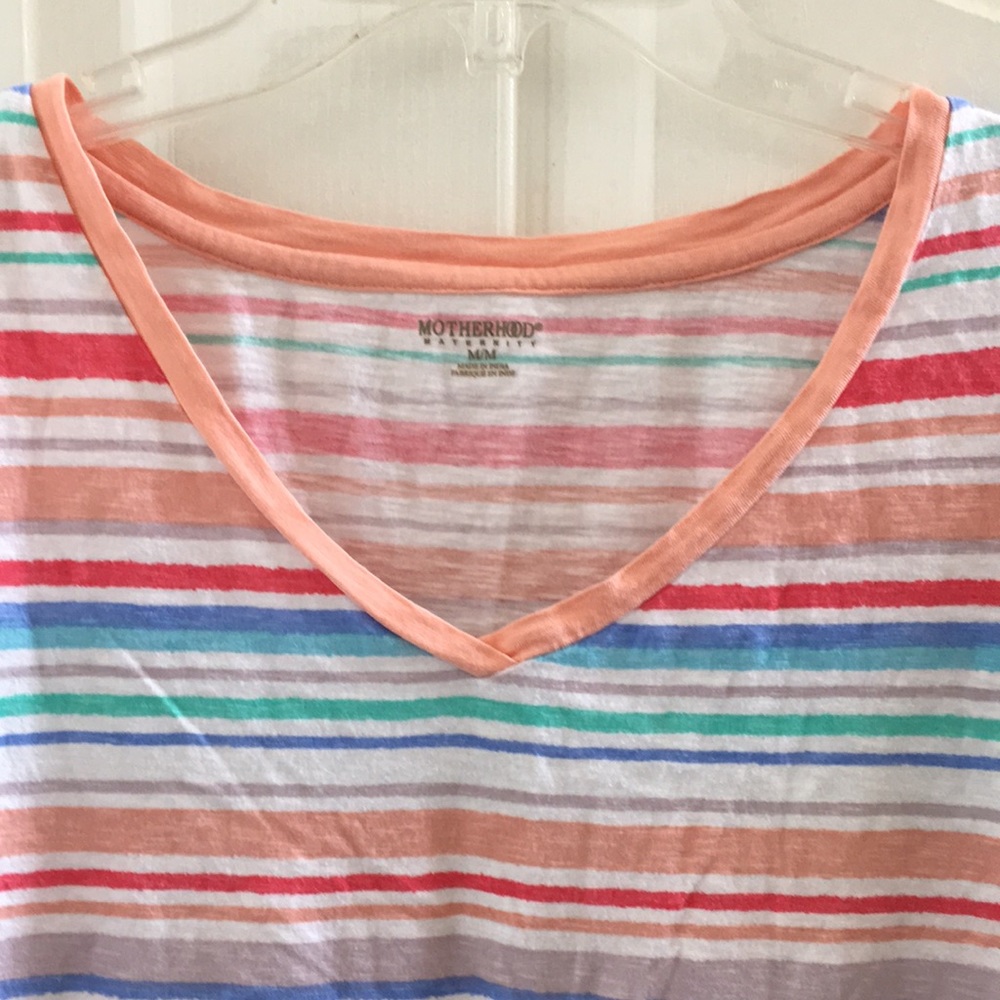 FINAL MARKDOWN Ladies’ Motherhood Maternity Gathered Top (M) - Picture 2 of 7